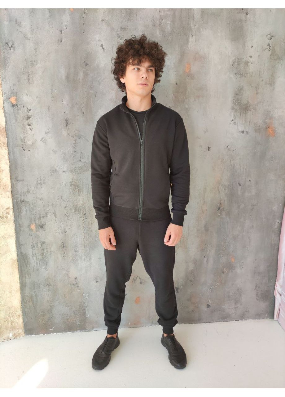 Чорний демісезонний masoli чоловічий спортивний костюм брючний No Brand