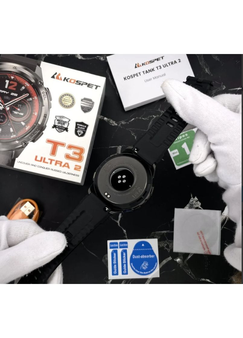 Смарт-часы TANK T3 ULTRA 2 Black Kospet (360564375)