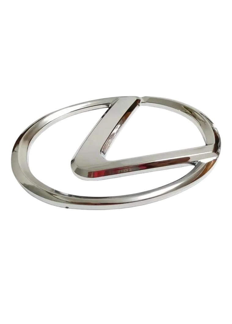 Эмблема задняя хром 110х75мм пластик (на скотче) Lexus (369611743)