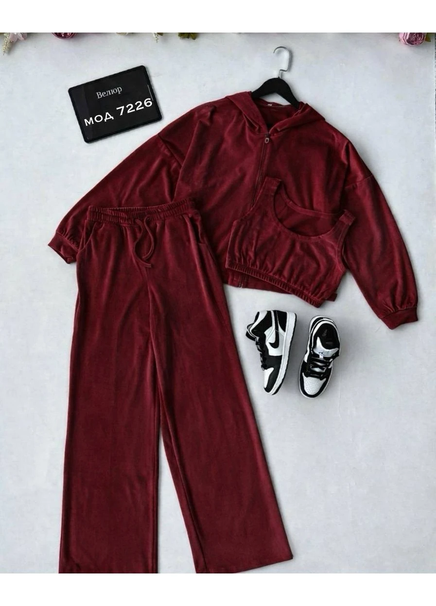 Женский спортивный костюм тройка No Brand (379753545)