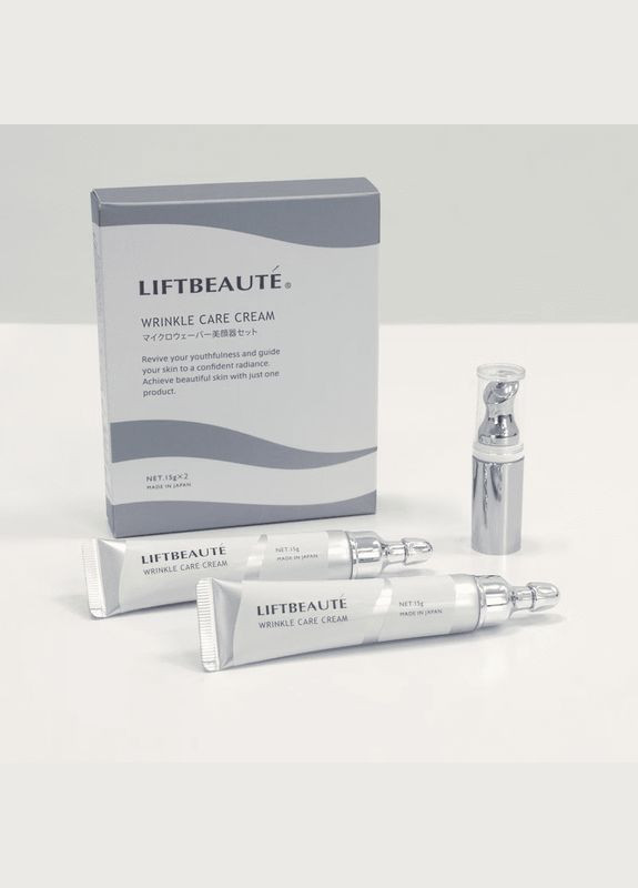 No Brand Крем против морщин с вибрационным массажером LIFTBEAUTE Wrincle Care Cream, 15 гр х 2 уп — Крем, (316513583)
