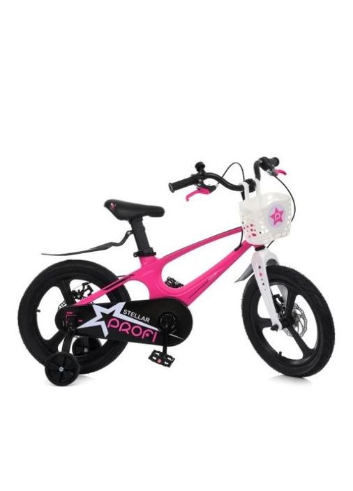 Велосипед детский PROFI 18 дюймов STELLAR с боковыми колесами магниевая рама и вилка корзина дисковые тормоза (MB 181020-2) PROF1 (363263535)