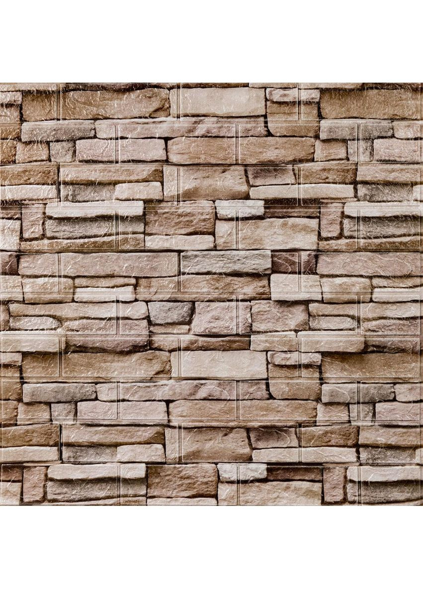 Самоклеюча 3D панель 700х770х3мм Катиринославська цегла (344-3) SW-00001383 Sticker Wall (360920368)