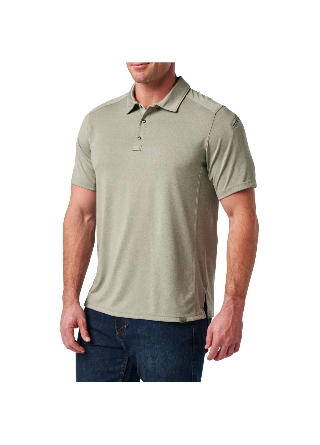 Футболка поло ® Paramount Chest Polo Mortar Heather 5.11 Tactical (315822565)