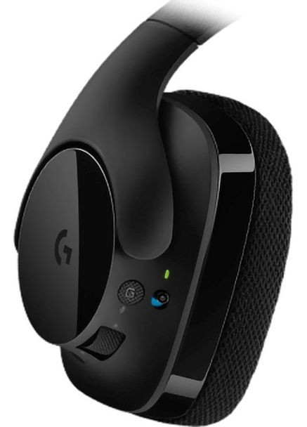 Ігрова гарнітура — бездротові навушники G533 Wireless Gaming (981-000634) чорні Logitech (296107732)