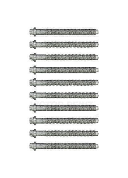 Комплект болтов с головкой системы TORX из черного металла F9Q NEW (VR 14-32146-01) Renault (354337581)