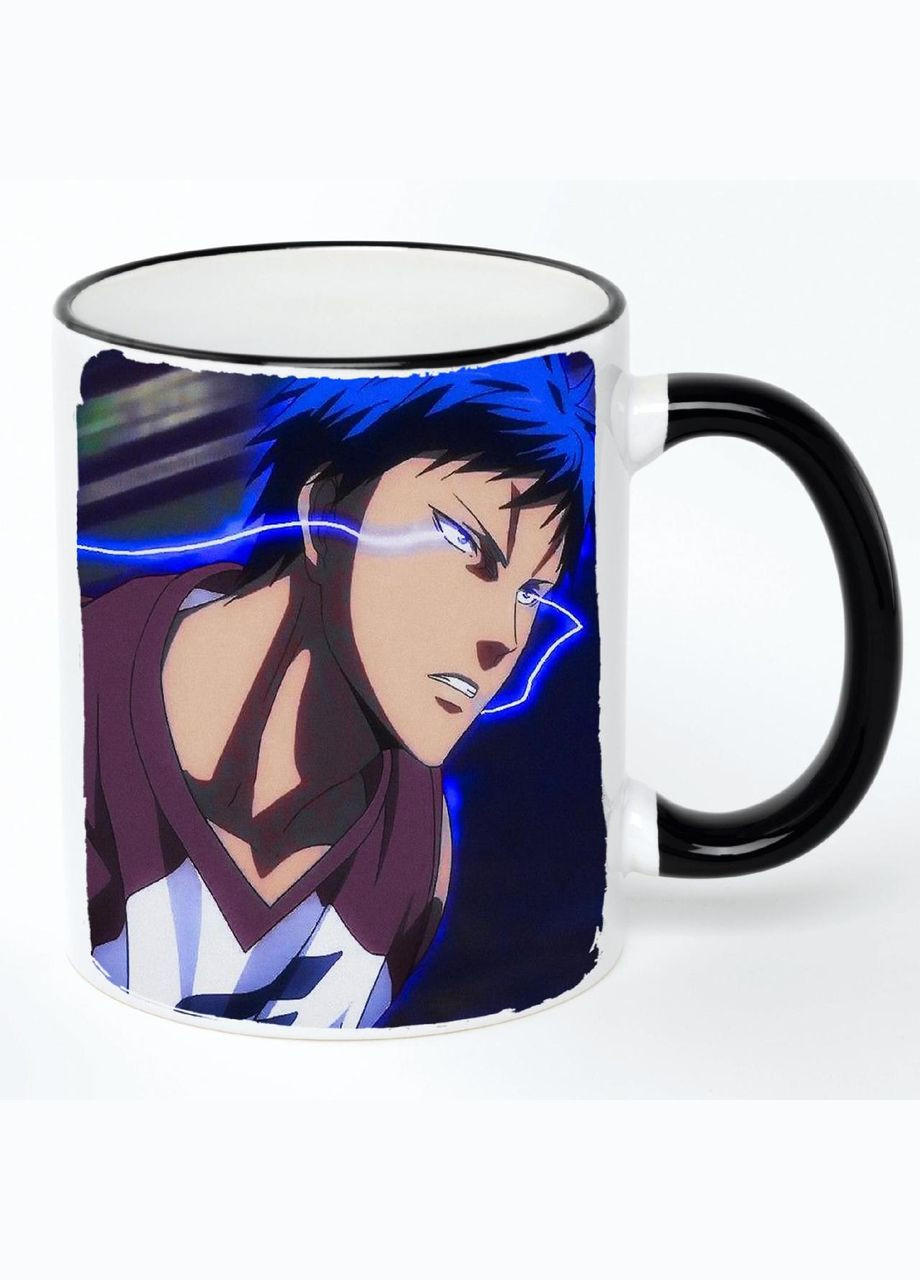 Чашка Баскетбол куроко Аніме #002 (кухоль, кружка) Біла з чорною ручкою 330 мл No Brand (322714962)