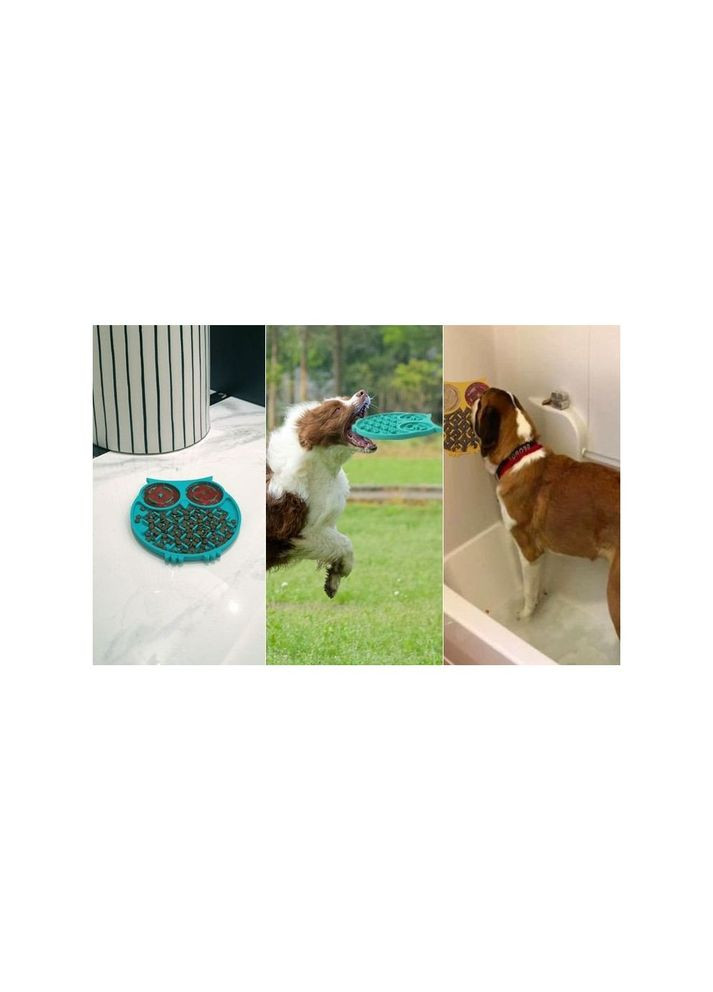 Килимокгодівниця для собак WahoPet licky mat повільне годування, силіконовий, 200мл/15х16 см Trixie (292114510)