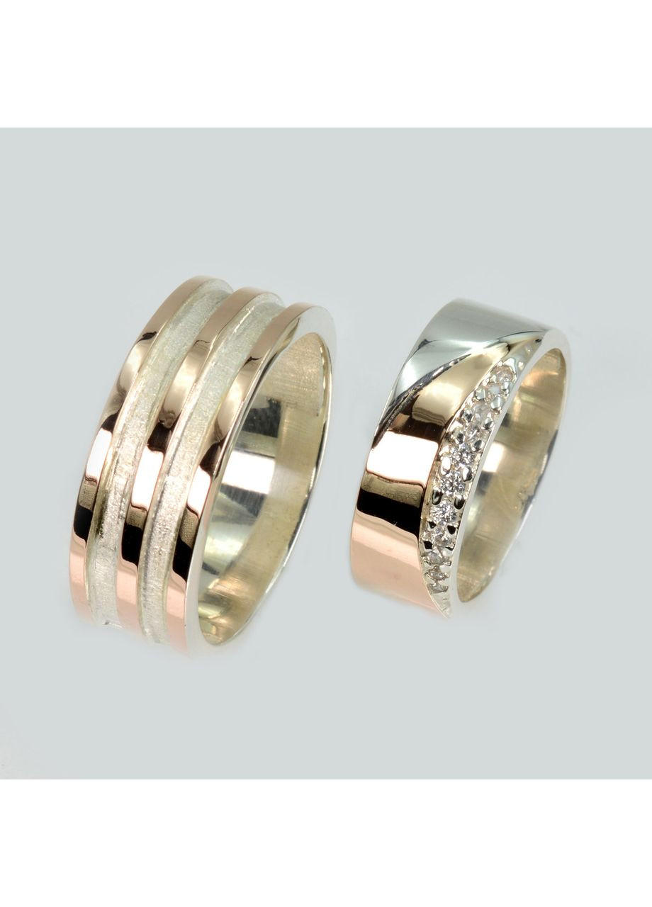 Пара обручок зі срібла Silver Style (367112427)