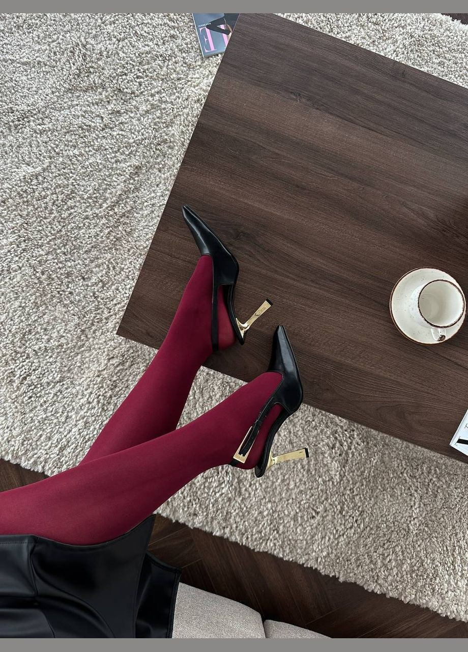 No Brand Стильні жіночі слінгбеки слінгбекі чорний з штучна шкіра, — всесезон (318069052)