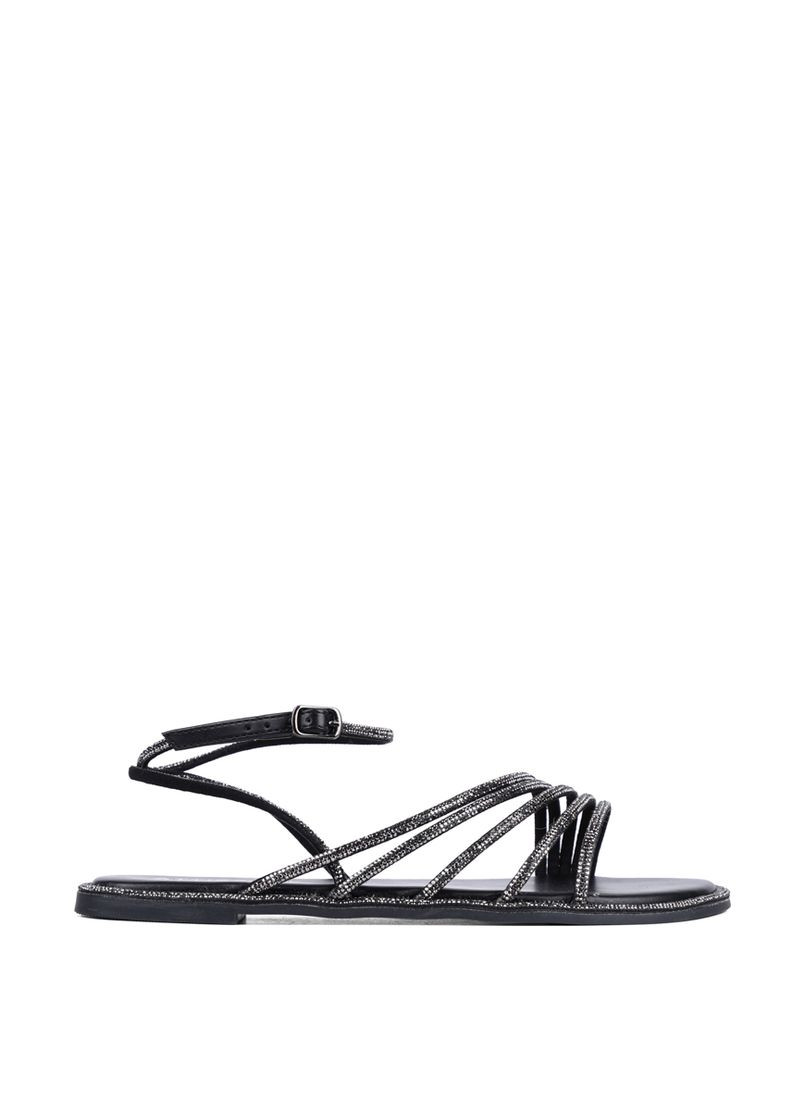 Черные женские сандалии b533-b10 черный искусство. кожа Attizzare