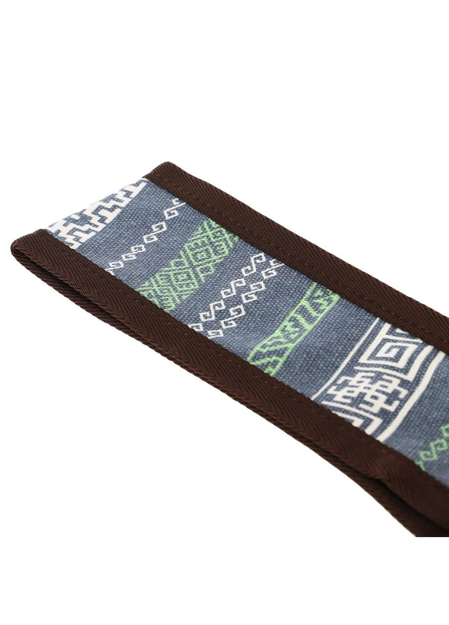 Сумка для йоги через плечо Yoga bag KINDFOLK (размер 33х84см, полиэстер, хлопок, серый-синий) (FI-8364-3) SP-Sport (361434809)