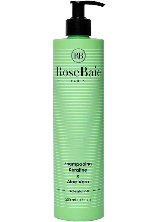 Шампунь для волосся "Кератин і алое вера" Keratin & Aloe Vera Shampoo 500ml (1295910-195628) RoseBaie (368621361)