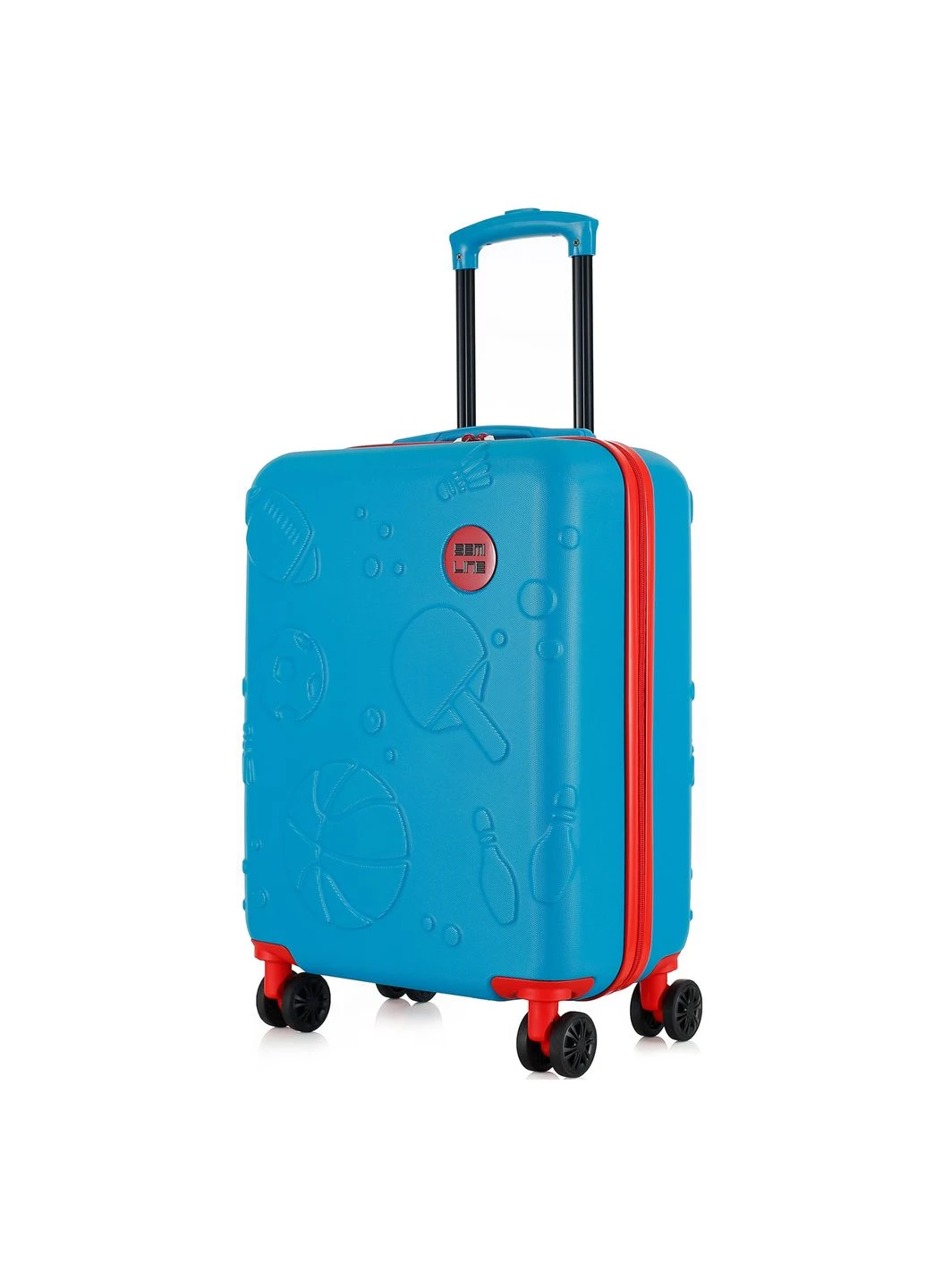 Детский чемодан 20" (S) Blue/Red (T5887-2) Semi Line (392409830)