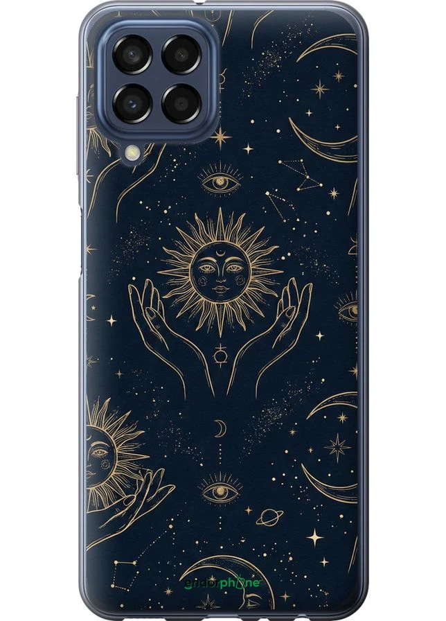 Чохол на Samsung Galaxy M33 M336B Celestial Harmony: Sun & Moon Gold Mystic Pattern "6778u-2633-70447" Endorphone (387492516)