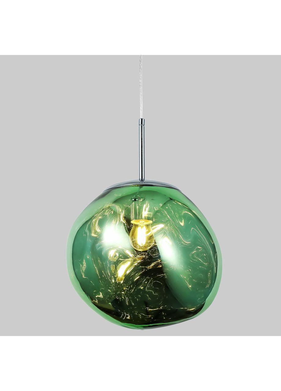 Підвісний світильник "Melt" з зеленим плафоном 28см (93-P01-1) No Brand (370069653)