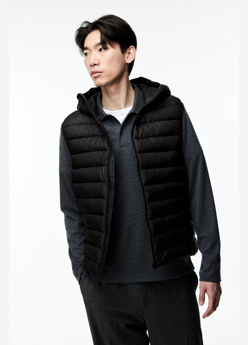 Жилет H&M утеплений 1251443001 BLACK (315765248)