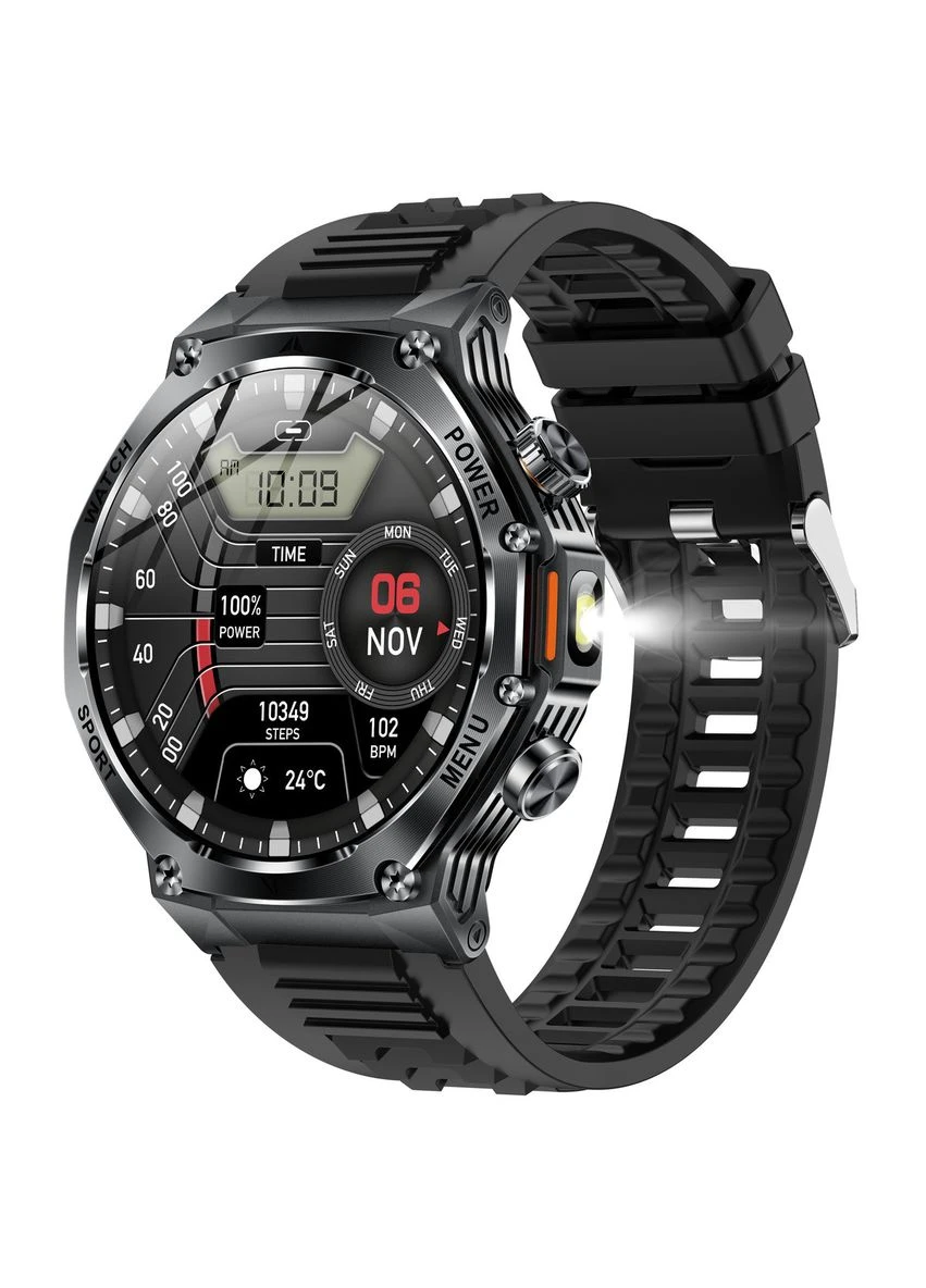 Розумний смарт годинник Smart Surf X Pro Black Rubber: Ультимативна потужність у чорному кольорі UWatch (382646437)