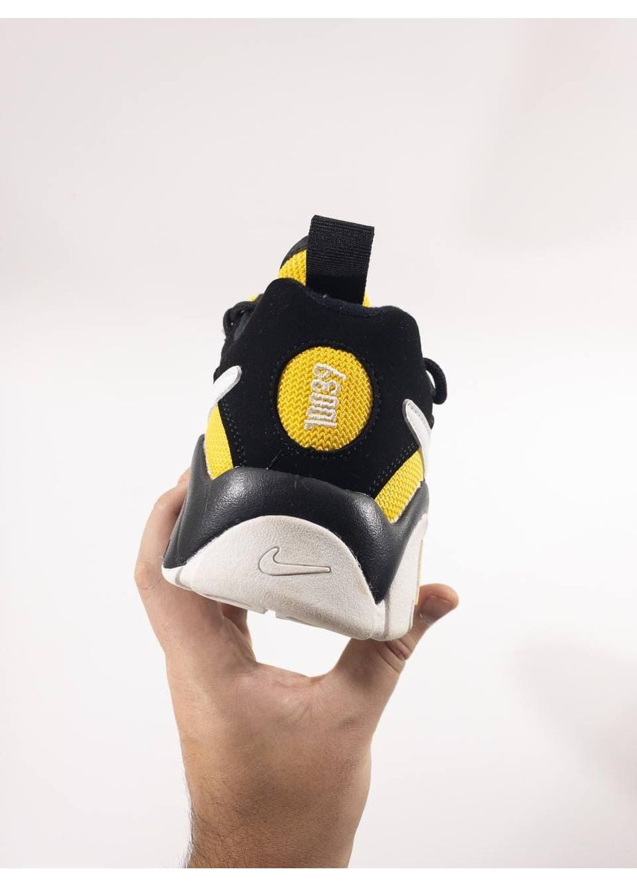 КРОСІВКИ ЖІНОЧІ NIKE AIR BARRAGE BLACK YELLOW НАЙК АІР ФОРС 1 ПРЕМІУМ No Brand чорні демісезони (367174293)