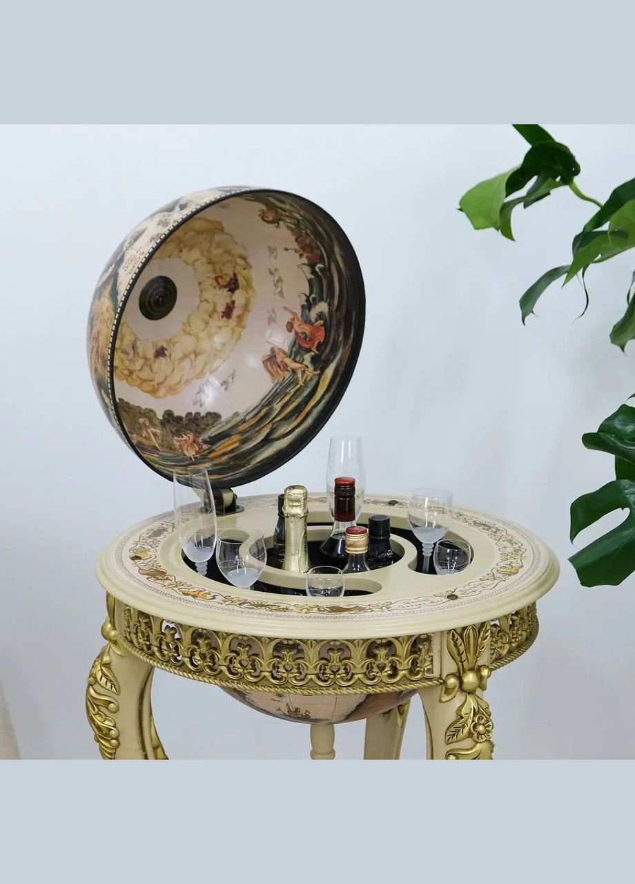 Глобус бар большой напольный шикарный подарок шефу | Диаметр 45 см Handmade 45001WW15 (346085176)