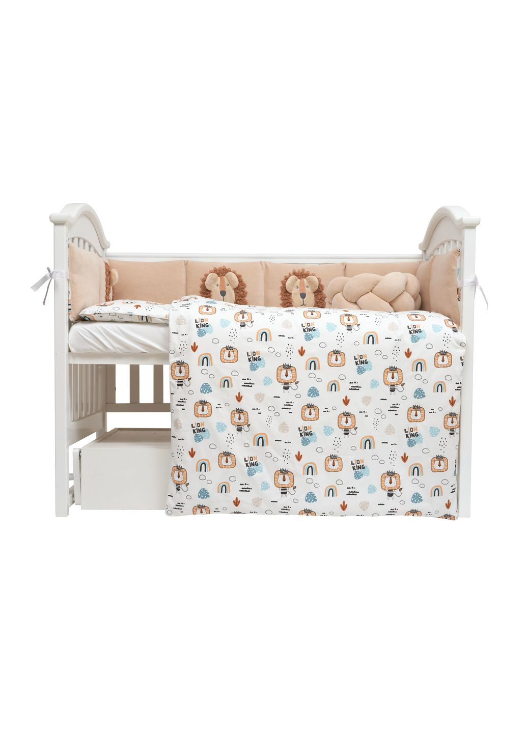 Постільний комплект 7 ел Leo бежевий Twins (372852111)