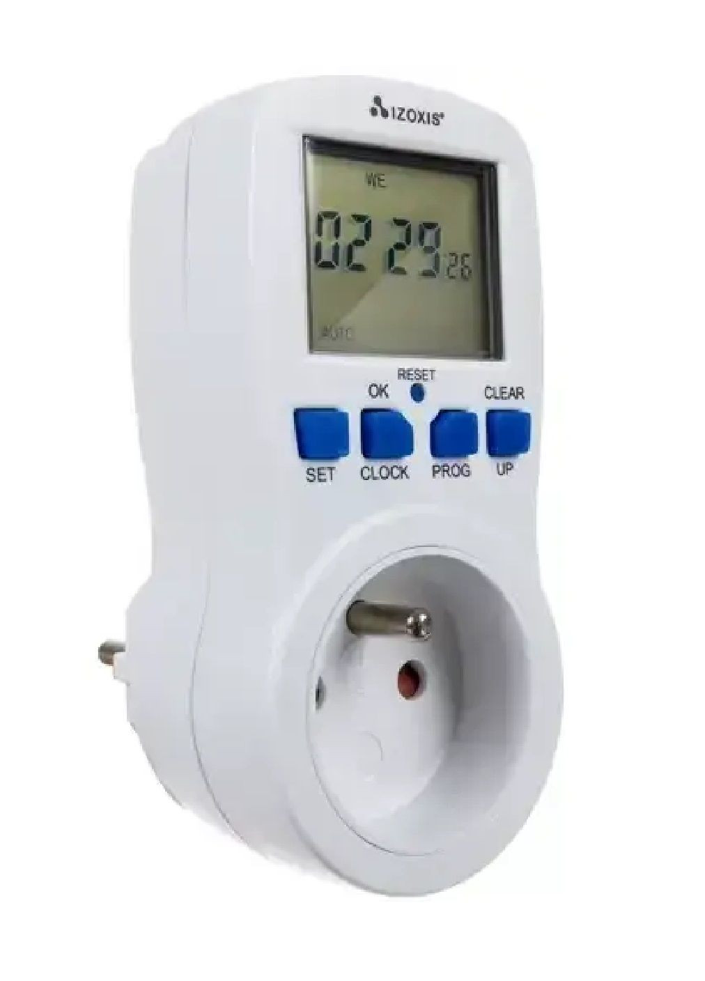 Розетка с таймером программой включения выключения приборов для экономии энергии 11,2х7,5х5,5 см (476417-Prob) Белая Unbranded (280950690)