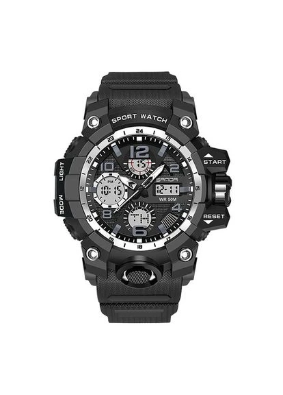 6021 Black-Silver Sanda (372947006)