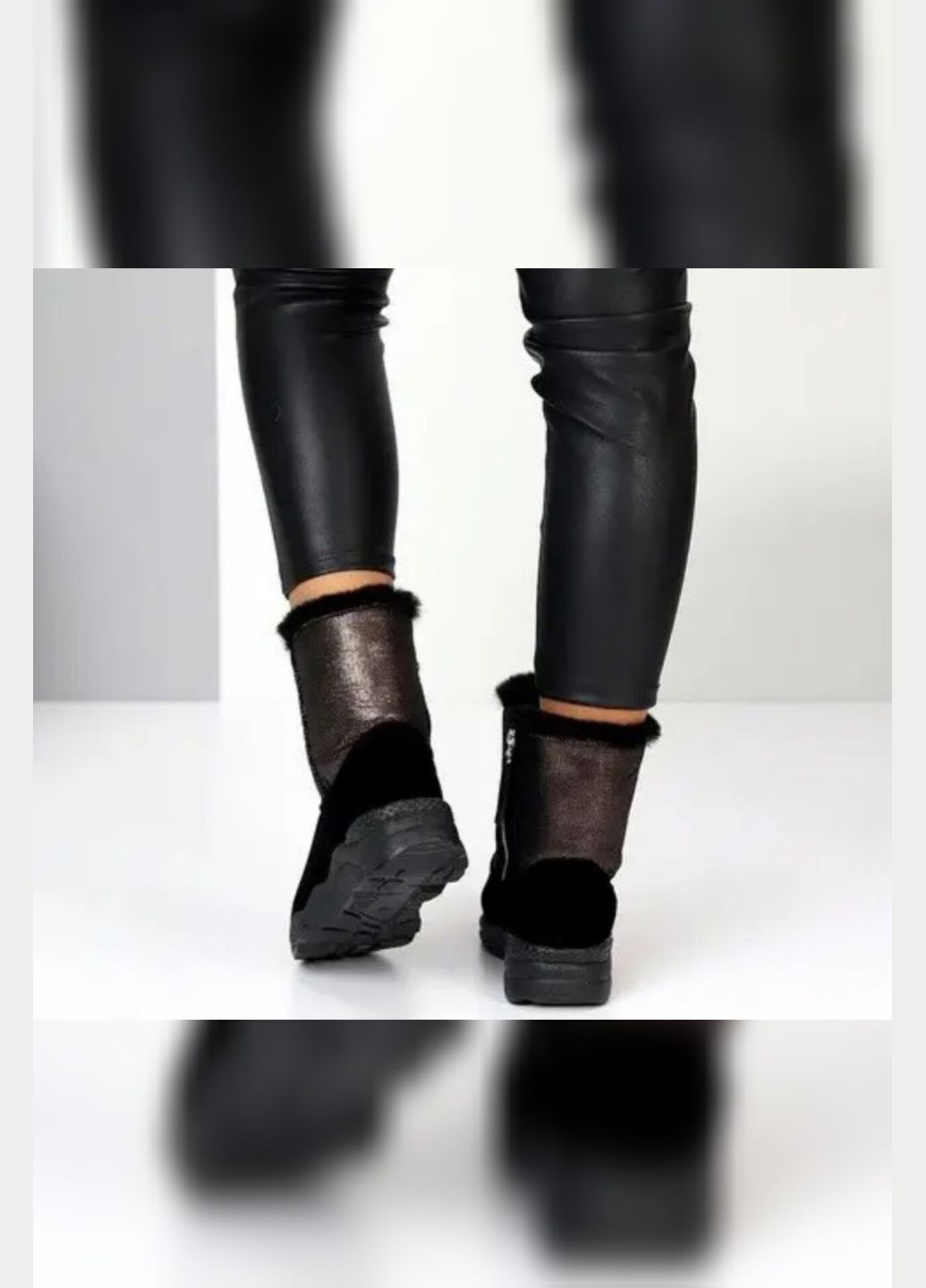 Уггі чорні жіночі зимові теплі Viki уггі (299766876)