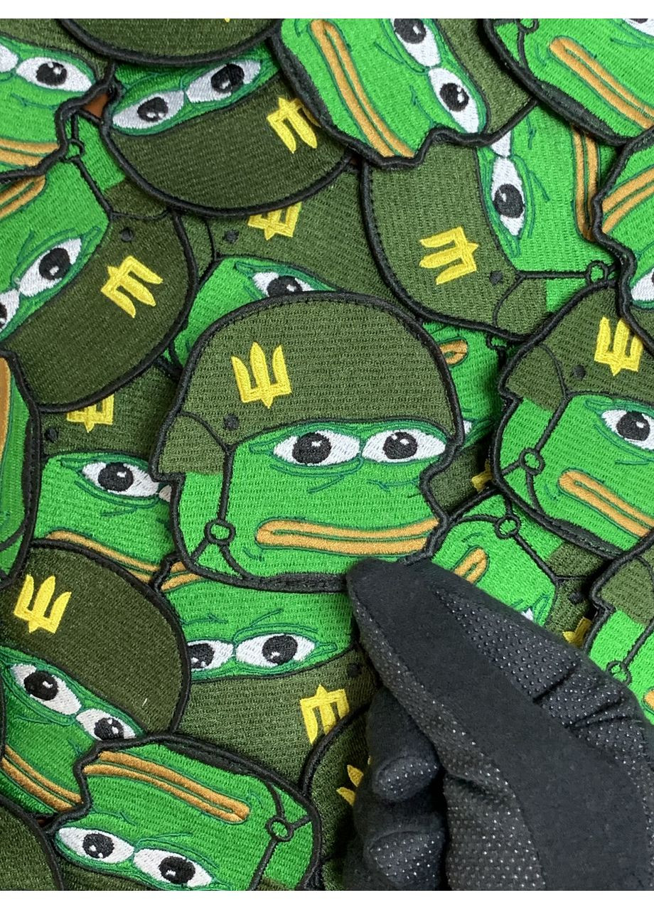 Шеврон Пепе ВСУ (Форма контурная. На липучке) Размер 8x8см No Brand (369924694)