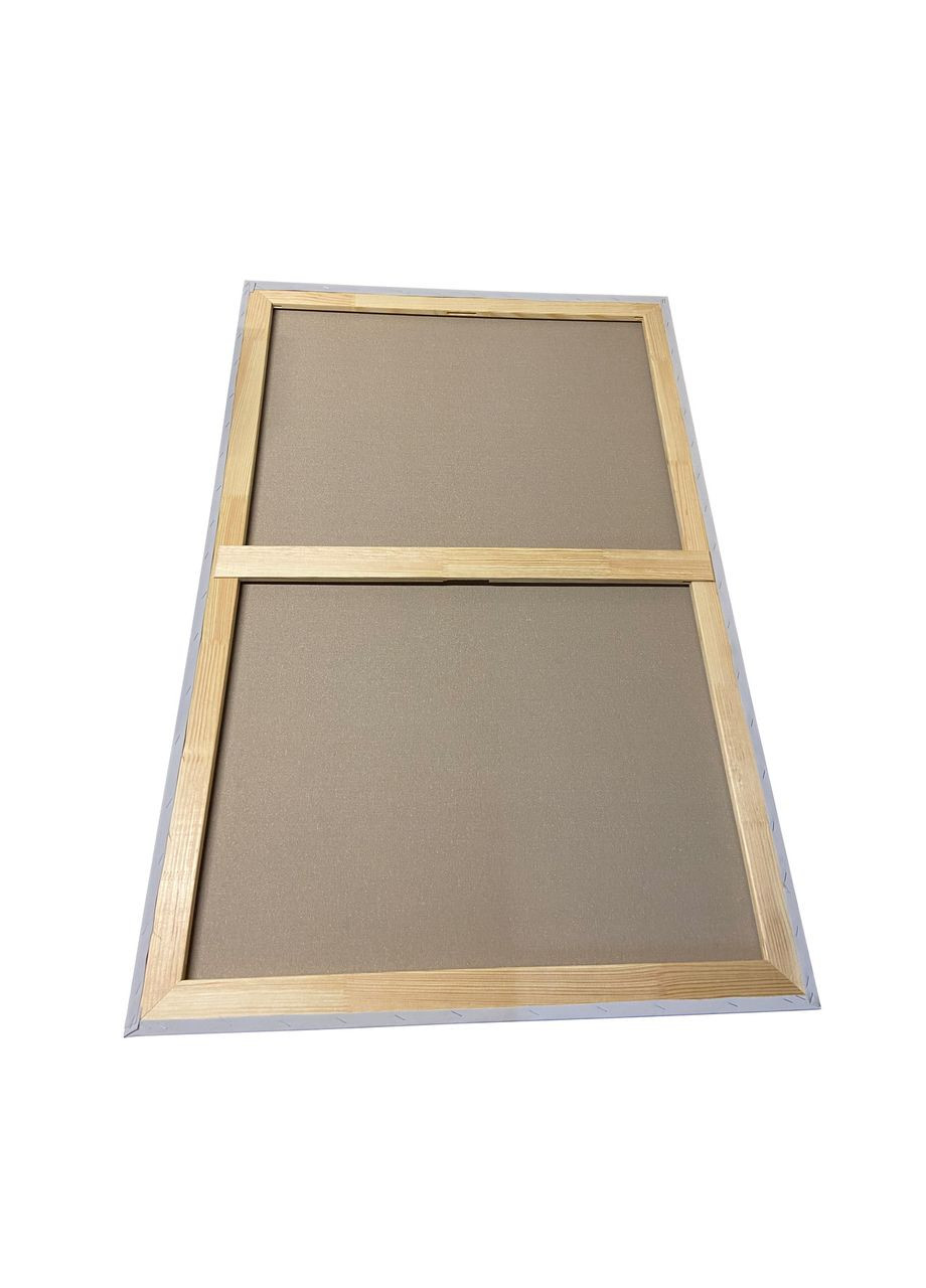 Полотно грунтоване 80 х 150 см, на підрамнику, 1 перемичка, середнє зерно, бавовна, планка 55х18 мм, блакитний грунт Artfactory (361861523)