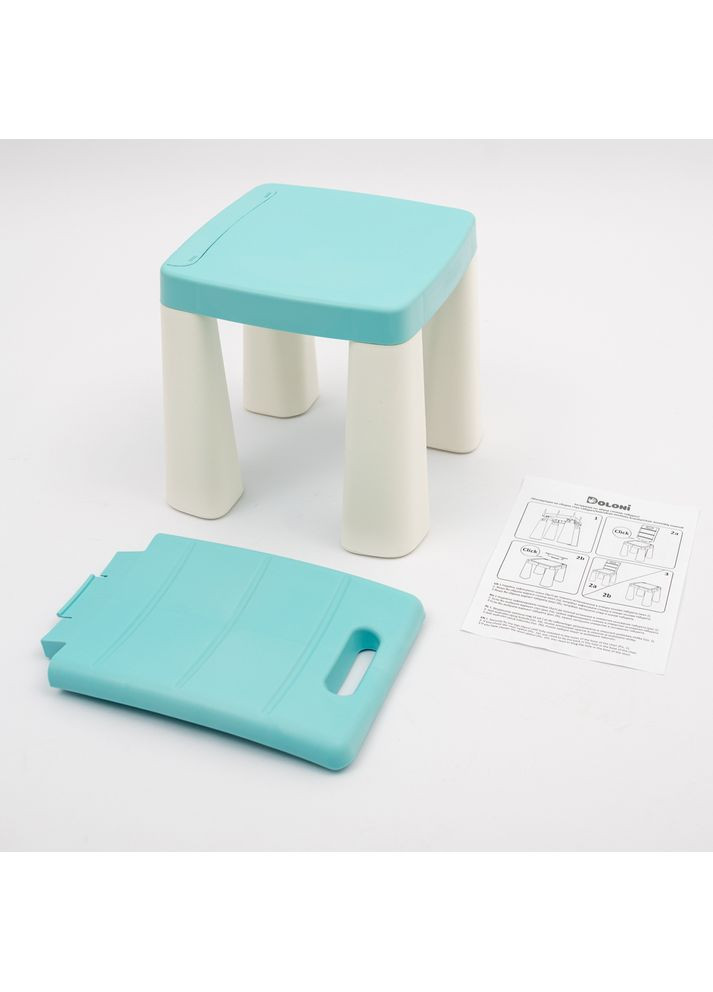 Стілець-табурет для дітей трансформер м'ятний 60 см (04690/7) Doloni (365590379)