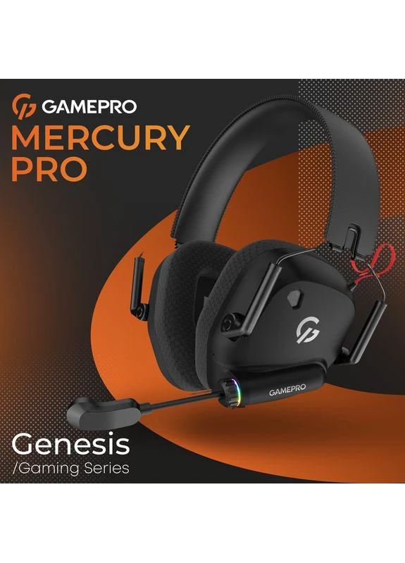 Бездротова ігрова гарнітура Genesis Mercury Pro (HSW120B) 3-Mode GAMEPRO (377846615)