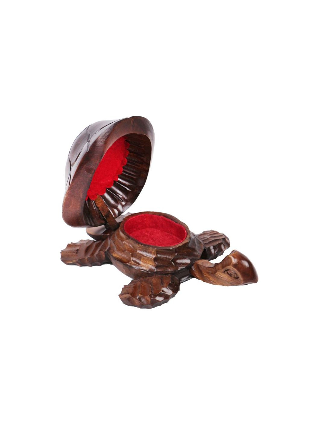 Декоративная шкатулка черепашка ручной работы деревянная коричневая Hand made Lidl (284347480)