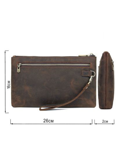 Сумка (14954) Vintage У шкірі Crazy horse Коричнева (364661144)