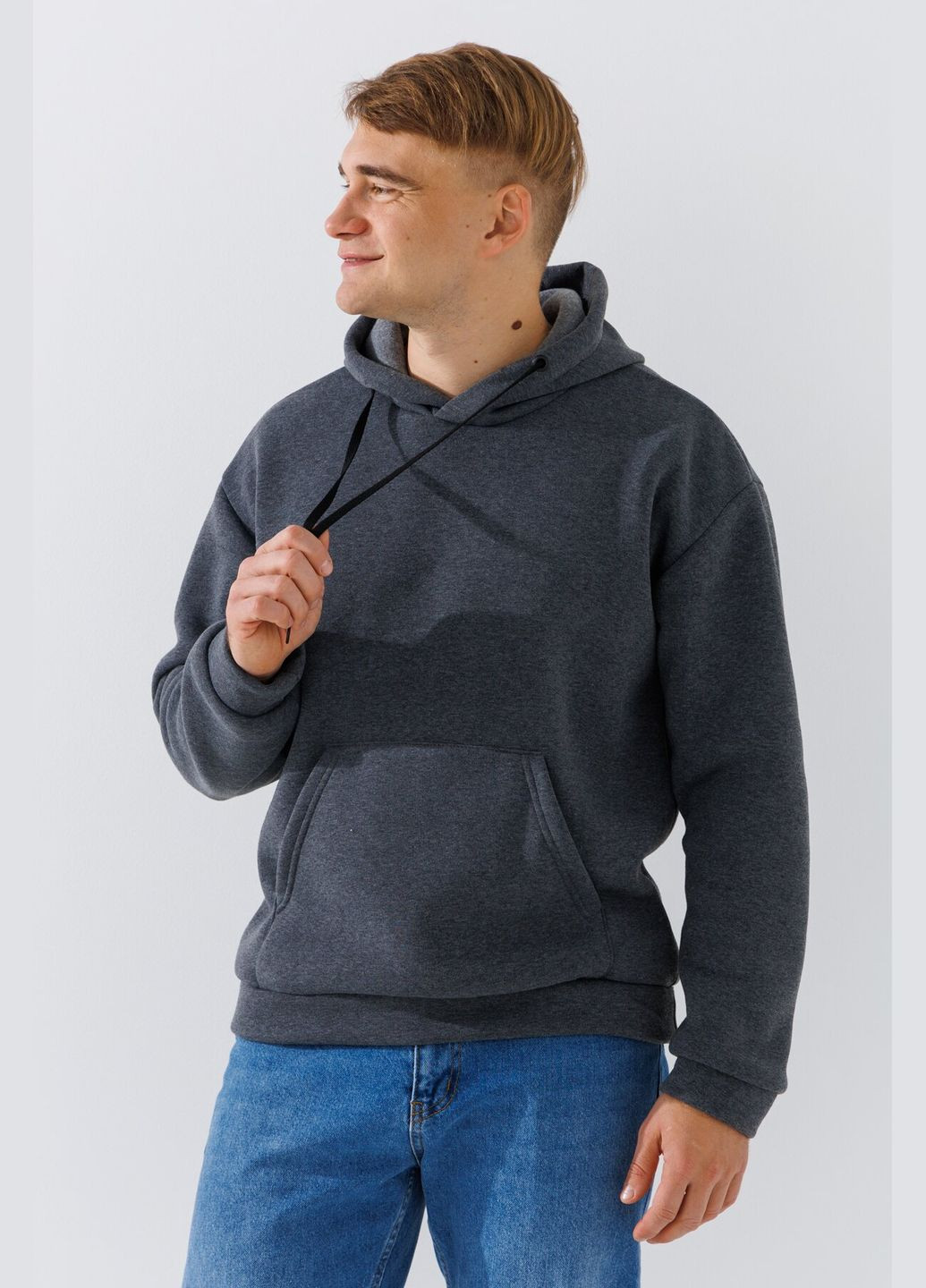 Худі однотонний чоловічий 220 baza shop (2000990799678) Demos (315998985)