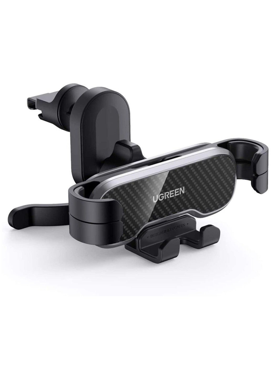 Автотримач для телефона LP228 Gravity Drive Air Vent Car Mount Phone Holder With Arc-Shaped mounting clip Black Ugreen (371363714)