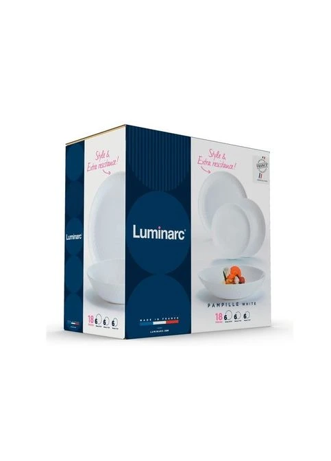 Сервіз столовий Pampille White Q6153 (18 пр) Luminarc (387213979)