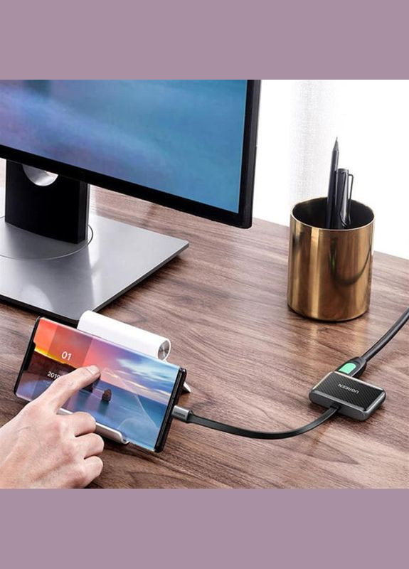 Адаптер CM303 HDMI+VGA - USB Type-C (F/M), Black (70549) Ugreen (332978101)