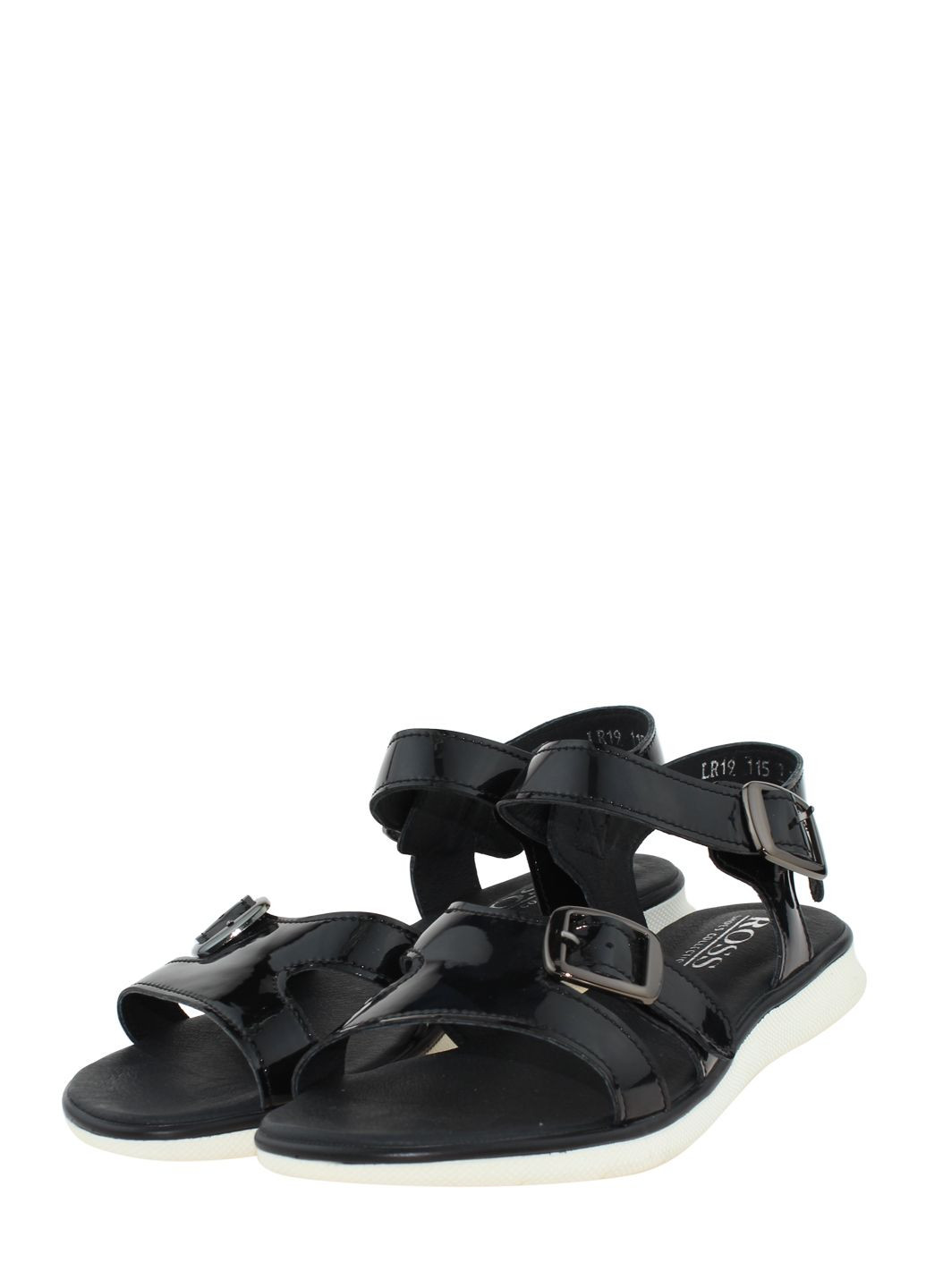 Черные босоножки rrl8014 черный ROSS