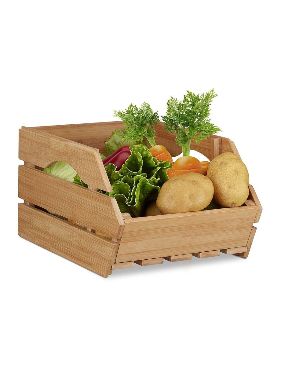 Лоток для фруктів і овочів з дерева Томато шафран (ЯХО-000106) No Brand (327844936)