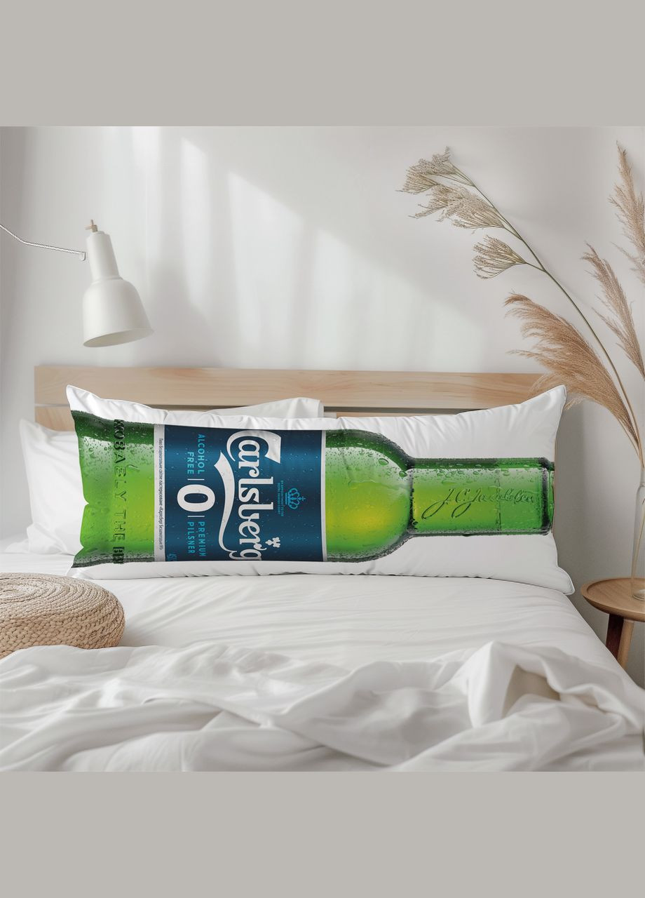 Дакимакура, пиво, Carlsberg Non Alcoholic (подушка объятия) 120*40 см No Brand (317268038)