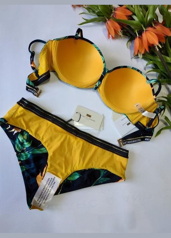 Комбінований літній вишуканий, модний роздільний купальник бандо marc andre 2101-962 бандо Marc & André