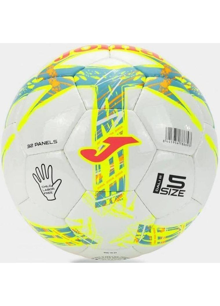 М`яч футбольний Dal III білий, салатовий Уні (розмір 5) 401412.047.05 Joma (369142105)