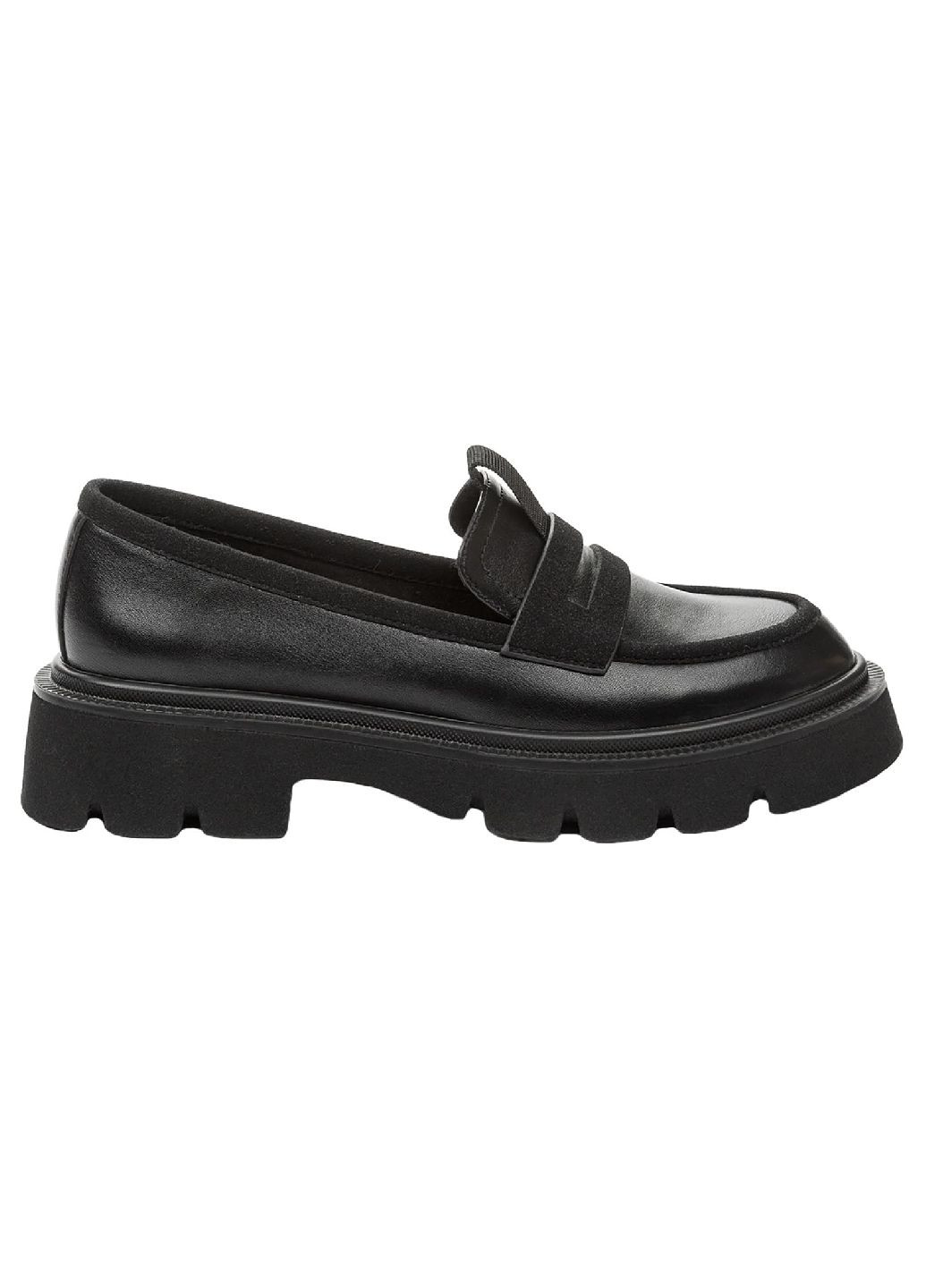 Betsy Лоферы женские черный з искусственная кожа, великобритания — демисезон (303190908)