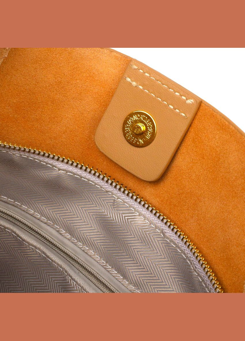 Женская деловая сумка из натуральной кожи песочная 22110 Vintage (329197062)