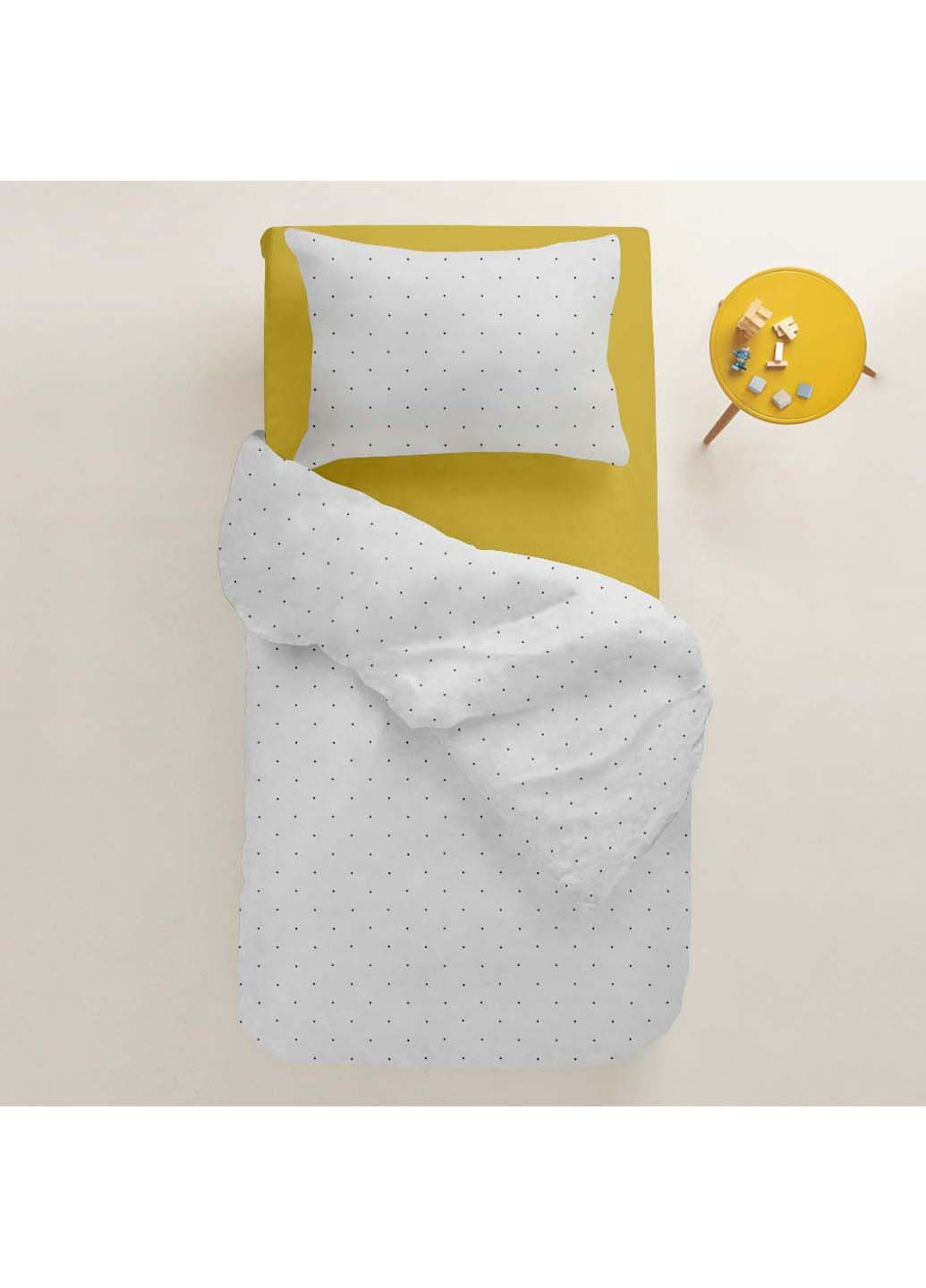 Подростковая постель с простыней на резинке MINI DOTS CS24 160х220 см Cosas (307476553)