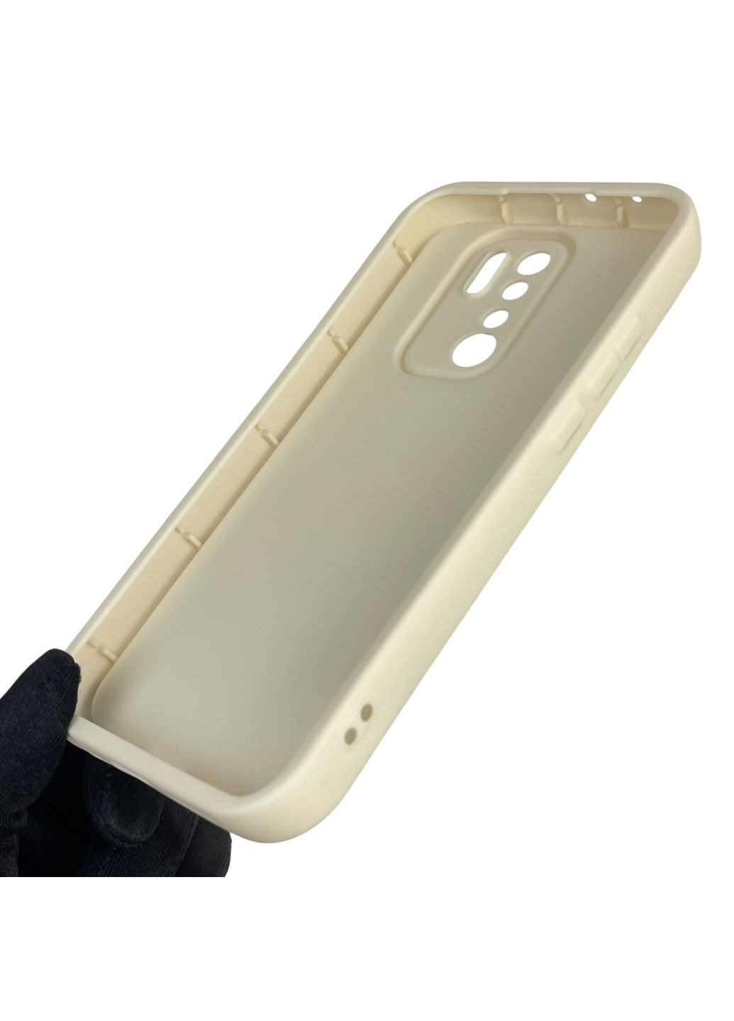 Чехол силиконовый Soft Touch с 3D принтом для Redmi 9 молочный (Полная защита камеры) Xiaomi (371653165)