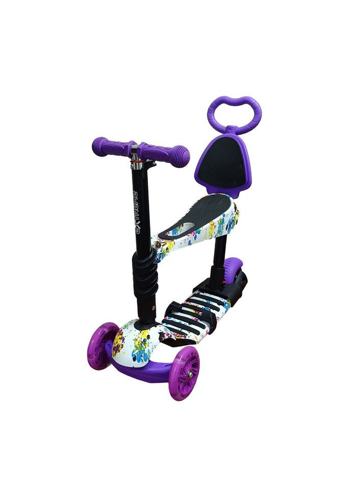 Дитячий самокат 4-х колісний 5 в 1 SC20482(Violet) колеса зі світлом BMW (323214710)
