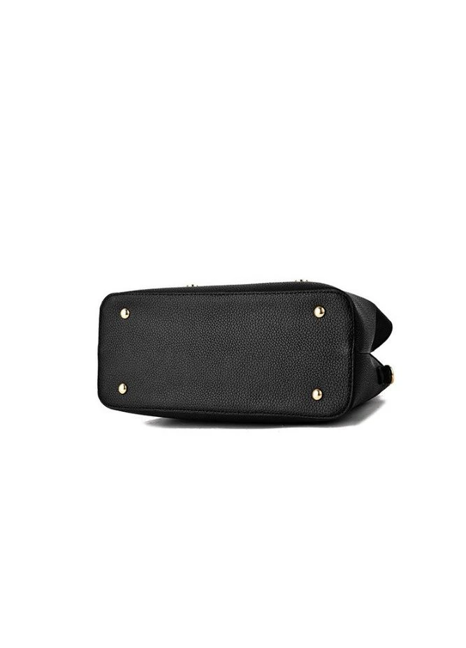 Модная женская сумка с меховым брелком Синий No Brand (393665565)
