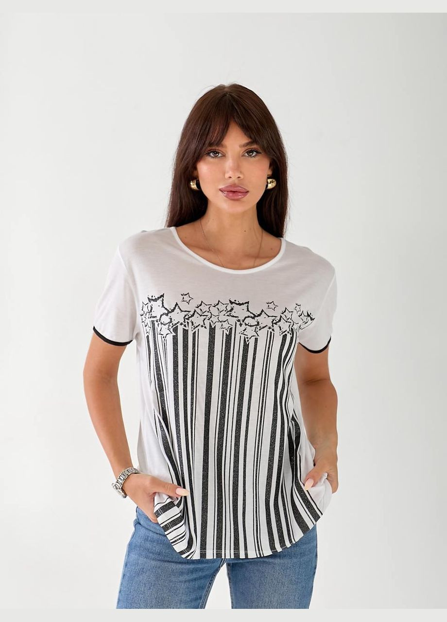 Жіноча футболка з малюнком Fashion - (336214707)